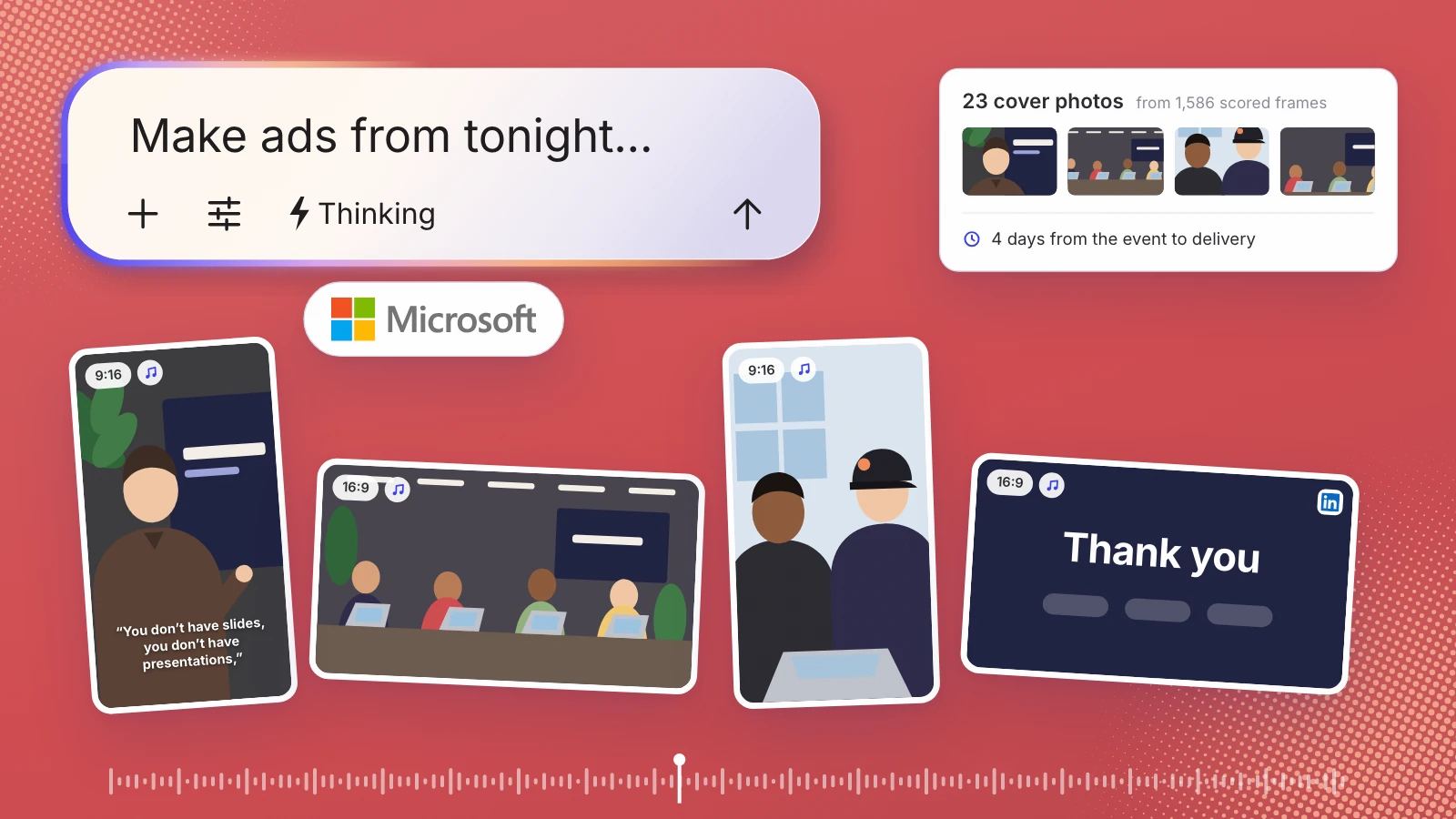 Microsoft Case Study: One Evening, Four Ads in Two Shapes